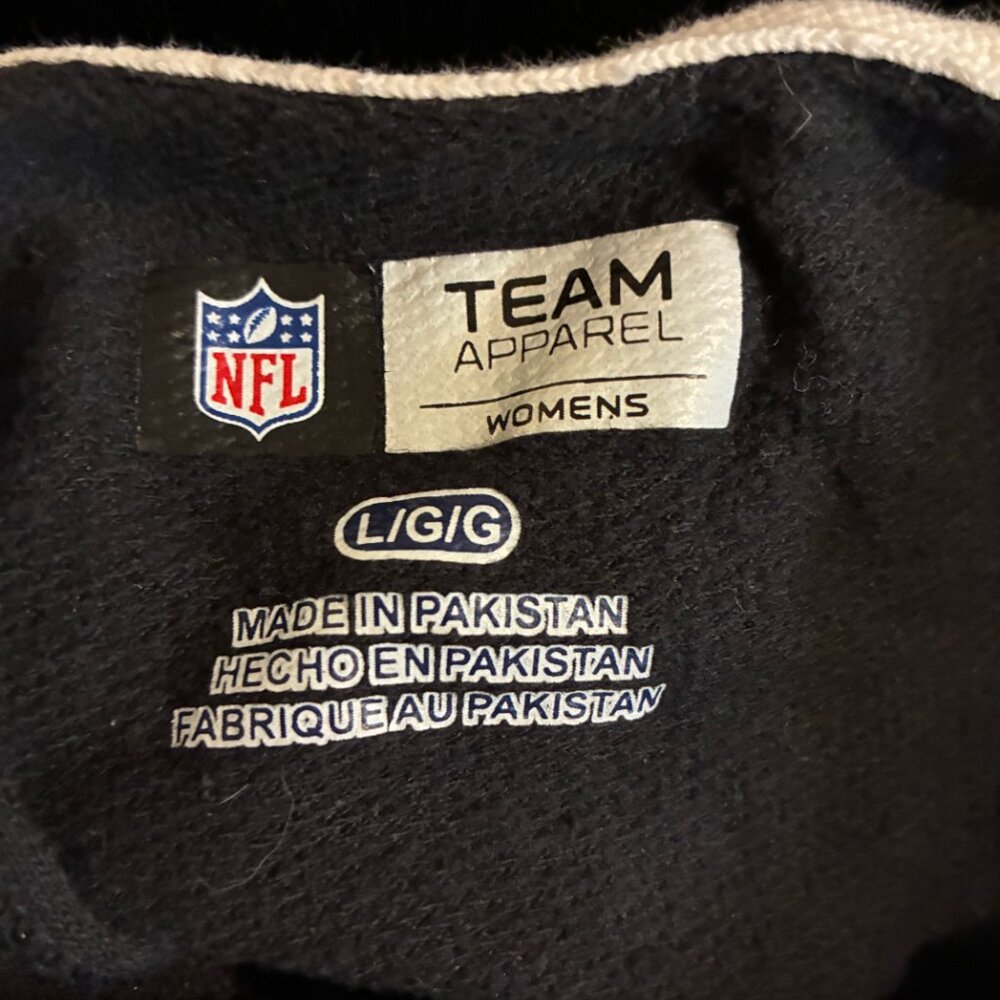 Women's Pittsburgh Steelers Lightweight Hoodie, Black, NFL Brand - Picture 3 of 3